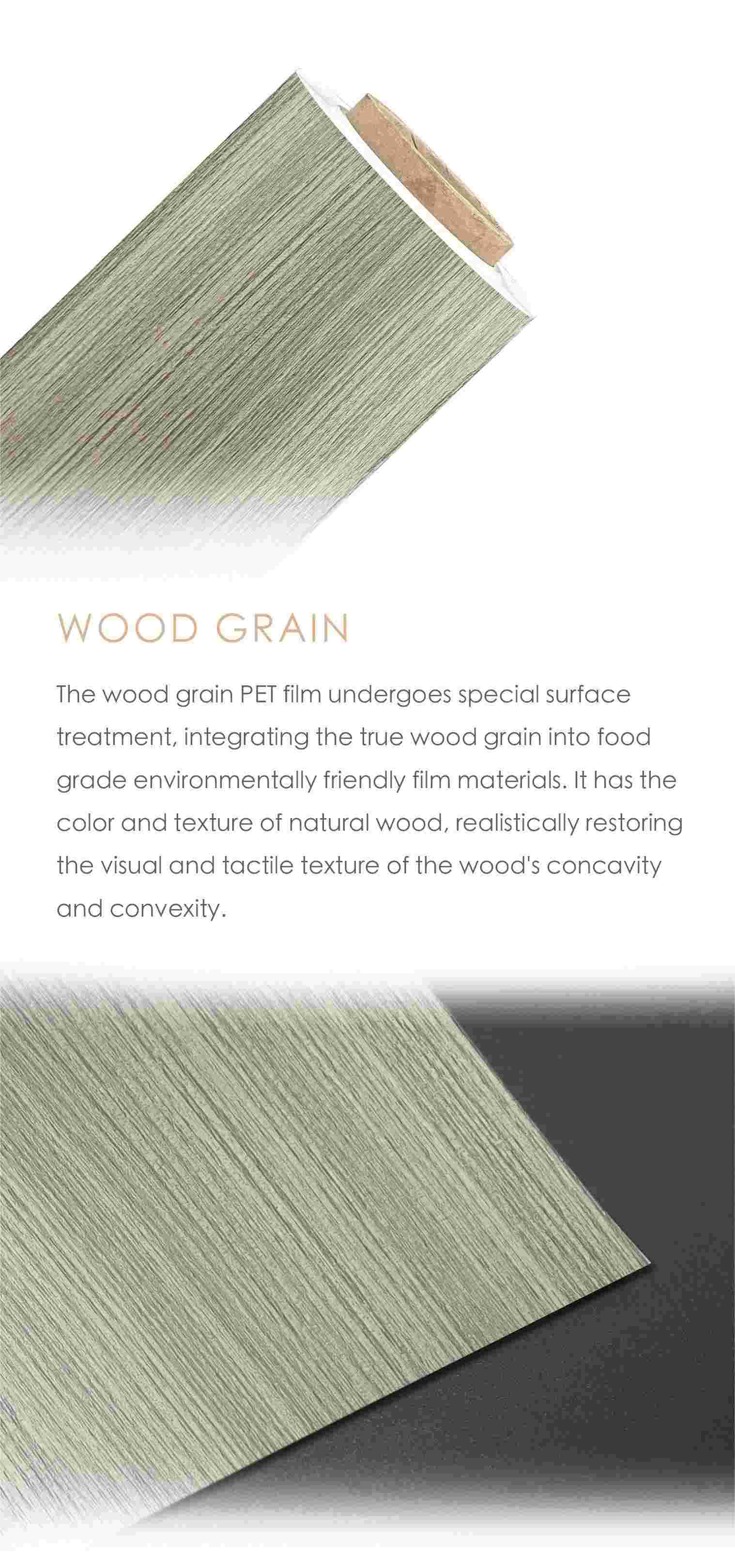 Wood Grain PET Decorative Film